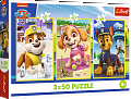 Puzzle Naši psi 3v1 Tlapková patrola 3x50 dílků