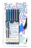 Set Chameleon Fineliner - detailní popisovače, 6ks - studené tóny
