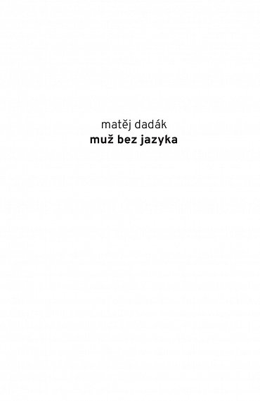 Náhled Muž bez jazyka