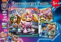 Puzzle Tlapková patrola ve velkofilmu 3x49 dílků