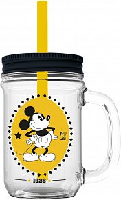 Sklenice plastová Mickey, 690 ml