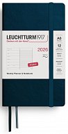 Weekly Planner & Notebook 2026 Pocket (A6) Deep Sea