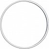 Drátěný kroužek bílý O 10 cm