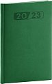 Diář 2023: Aprint - zelený, týdenní, 15 × 21 cm