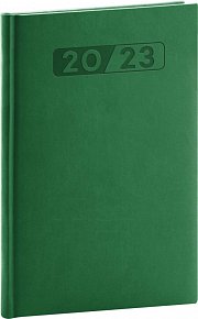 Diář 2023: Aprint - zelený, týdenní, 15 × 21 cm