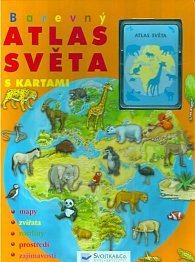 Barevný atlas světa s kartami