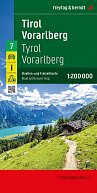Tyrolsko - Vorarlbersko 1:200 000 / automapa + mapa pro volný čas