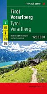 Tyrolsko - Vorarlbersko 1:200 000 / automapa + mapa pro volný čas