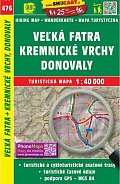 SC 476 Veľká Fatra, Kremnické vrchy, Donovaly 1:40 000