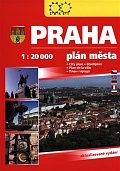 Praha plán města 2017 / 1:20 000