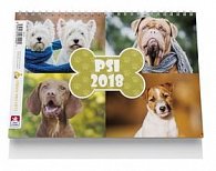 Psi - stolní kalendář
