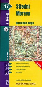 1:100T (17)-Střední Morava (turistická mapa)