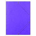 DONAU spisové desky s gumičkou, A4, prešpán 390 g/m², fialové - 10ks