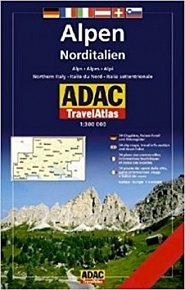 Alpen, Norditalien/Travel Atlas 1:300T