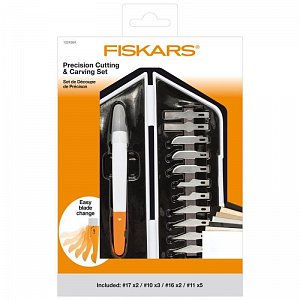 Fiskars Souprava precizního uměleckého nože a čepelí