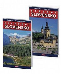 Komplet Slovensko křížem krážem - Střední Slovensko + Slovensko křížem krážem - Východní Slovensko