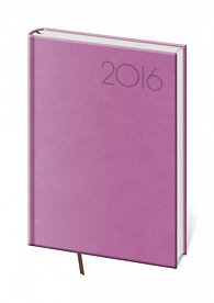 Diář 2016 - Print B6 denní - fialová
