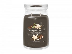 YANKEE CANDLE Vanilla Bean Espresso svíčka 567g / 2 knoty (Signature velký)