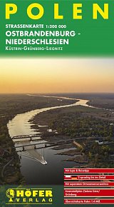 Polsko (Východní Braniborsko - Dolní Slezsko - Küstrin / Grünberg / Liegnitz) 1:200 000 /automapa