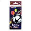 Colorino pastelky trojhranné - Football, 12 barev