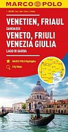 Itálie č.4 - Veneto, Friuli, Lago di Garda 1:200 000 / regionální mapa MARCO POLO