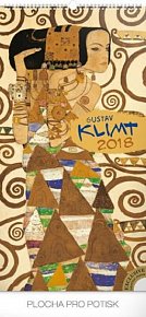 Kalendář nástěnný 2018 - Gustav Klimt - prodloužená verze