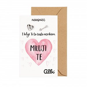 Náušnice - Miluji Tě