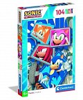 Puzzle Ježek Sonic Parťáci 104 dílků