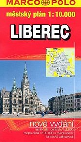 Liberec - městský plán 1:10.000