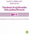 Sada kartiček M11 - násobení dvojciferného čísla jednociferným