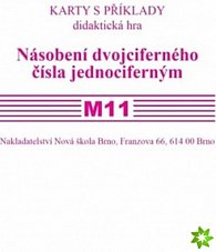 Sada kartiček M11 - násobení dvojciferného čísla jednociferným, 1.  vydání