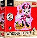 Dřevěné Puzzle 50 dílků Disney Minnie
