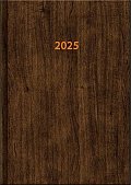 Diář 2025 Wood, denní A5