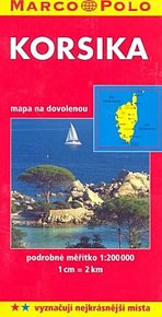 Korsika - mapa