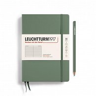 Leuchtturm1917 Zápisník Olive Medium A5 linkovaný