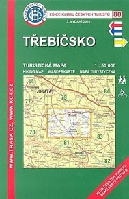 KČT 80 Třebíčsko 1:50.000 / turistická mapa