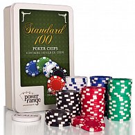 Standard 100 x 11,5g Poker Chips v plechové krabičce