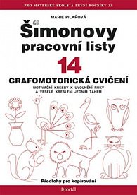 Šimanovy pracovní listy 14 - grafomotorická cvičení