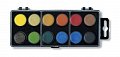 Koh-i-noor vodové barvy/vodovky obdélník černý 12 barev o průměru 22,5 mm