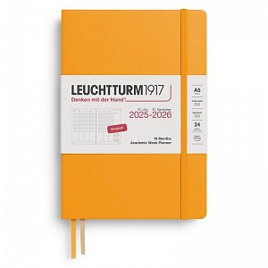 Academic Week Planner 2026 Medium (A5) 18 Months Rising Sun