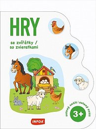 Hry se zvířátky / so zviertatkami 3+ - zelený sešit / zelený zošit (CZ/SK vydání)