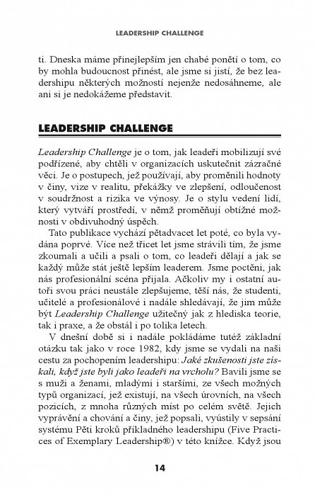 Náhled Leadership Challenge