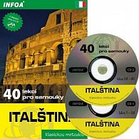 Italština - 40 lekcí pro samouky + 2 CD
