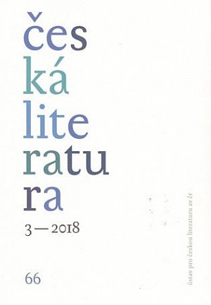 Česká literatura 3/2018
