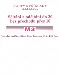 Sada kartiček M3 - sčítání a odčítání do 20 bez přechodu přes 10, 2.  vydání