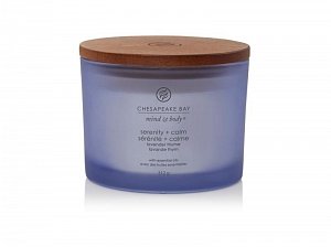 Vonná svíčka CHESAPEAKE BAY CANDLE Serenity & Calm 312g / 3 knoty