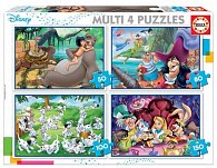 Puzzle Disney pohádky 4v1 (50,80,100,150 dílků)