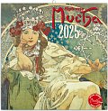 Kalendář 2025 poznámkový: Alfons Mucha, 30 × 30 cm