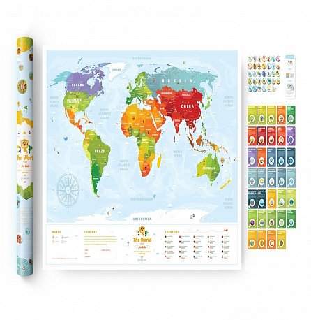 Náhled Dětská interaktivní mapa „Travel Map Kids“