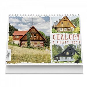 Chalupy a chaty 2024 - stolní kalendář